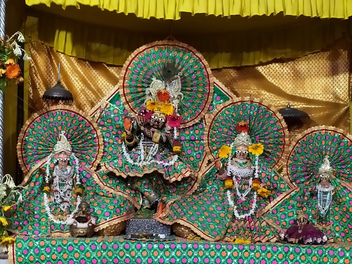 Deities at Madan Mohan Temple